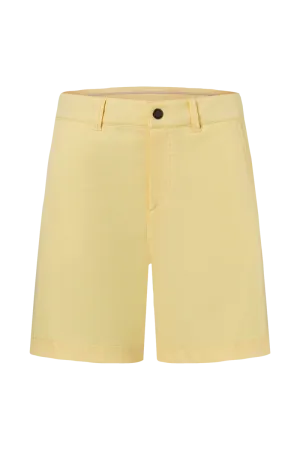 Koralie Light Yellow Functional Golf Shorts