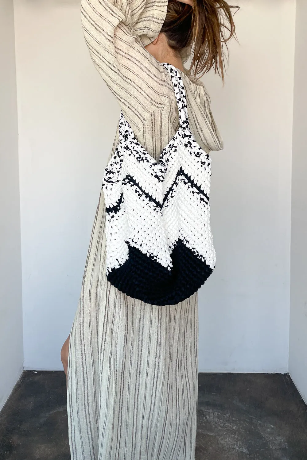 Large Jibè Stripe Tote