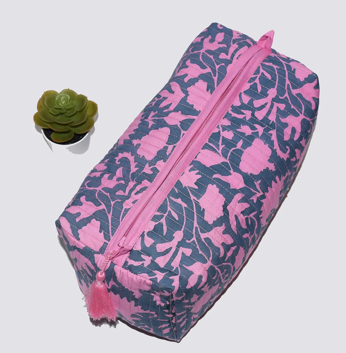 Large Waterproof Toiletry Bag | Shadow Floral Midnight