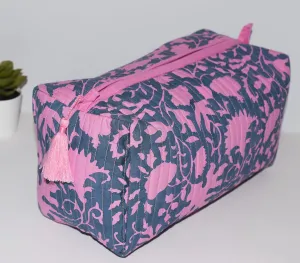 Large Waterproof Toiletry Bag | Shadow Floral Midnight