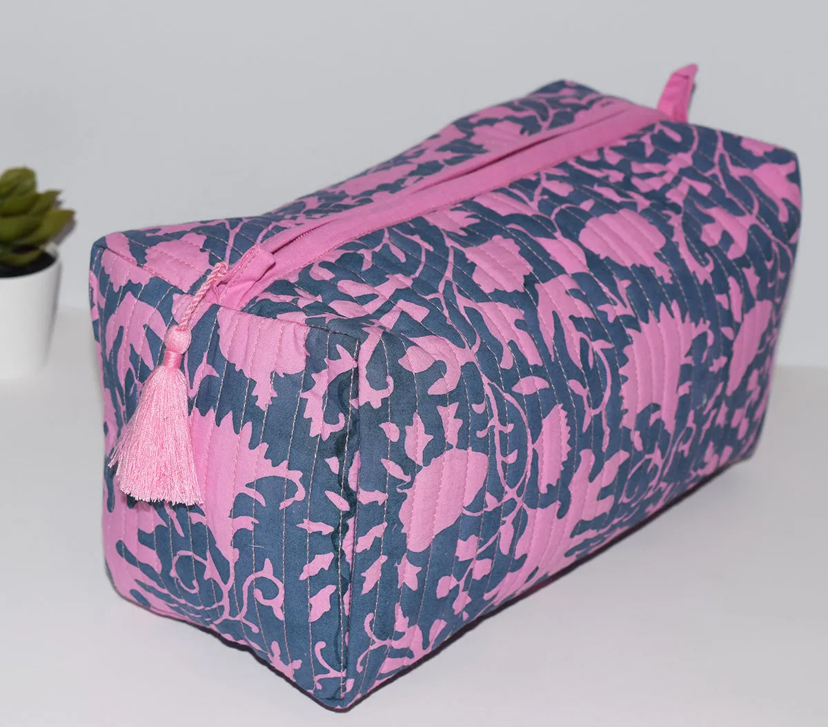 Large Waterproof Toiletry Bag | Shadow Floral Midnight