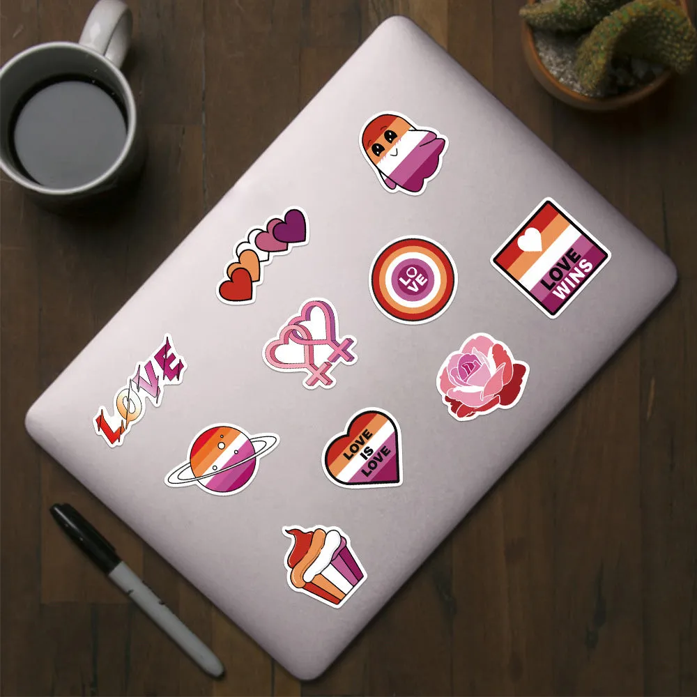 Lesbian-Themed Decal Stickers