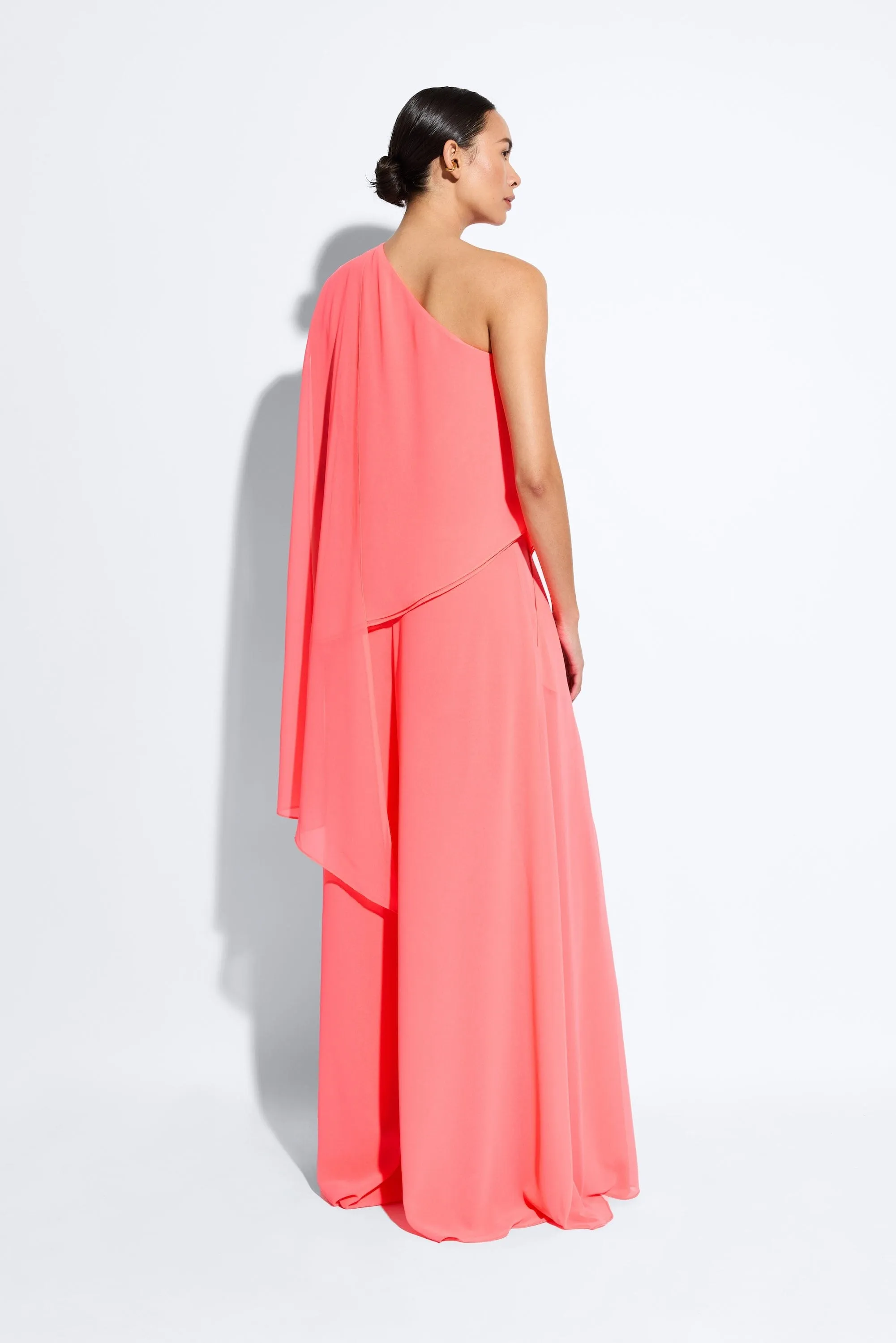 Lightweight Georgette One Shoulder Top