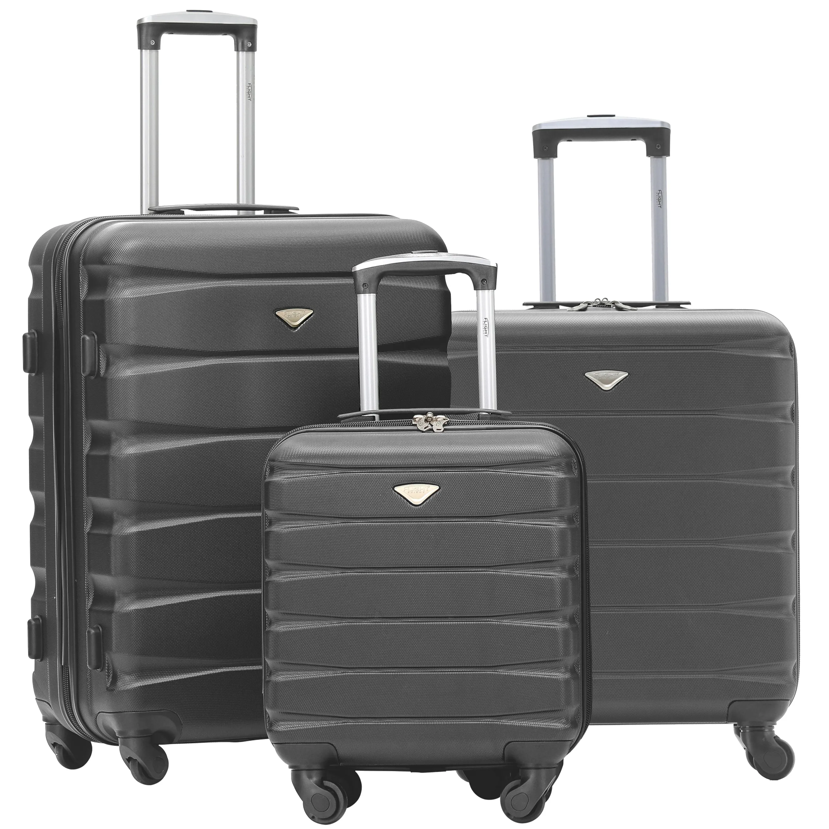 Lightweight Set of 2 Cabin Cases   Check In Bag Hard Case Luggage EasyJet