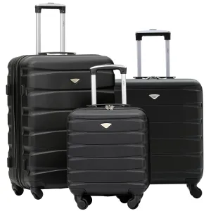 Lightweight Set of 2 Cabin Cases   Check In Bag Hard Case Luggage EasyJet