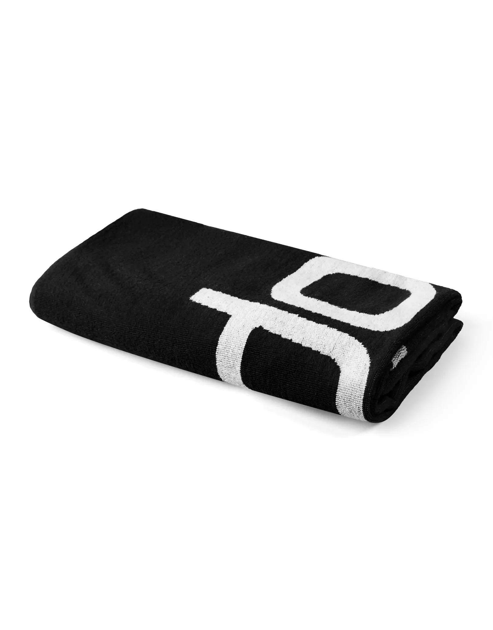 Logo Towel - Black/White