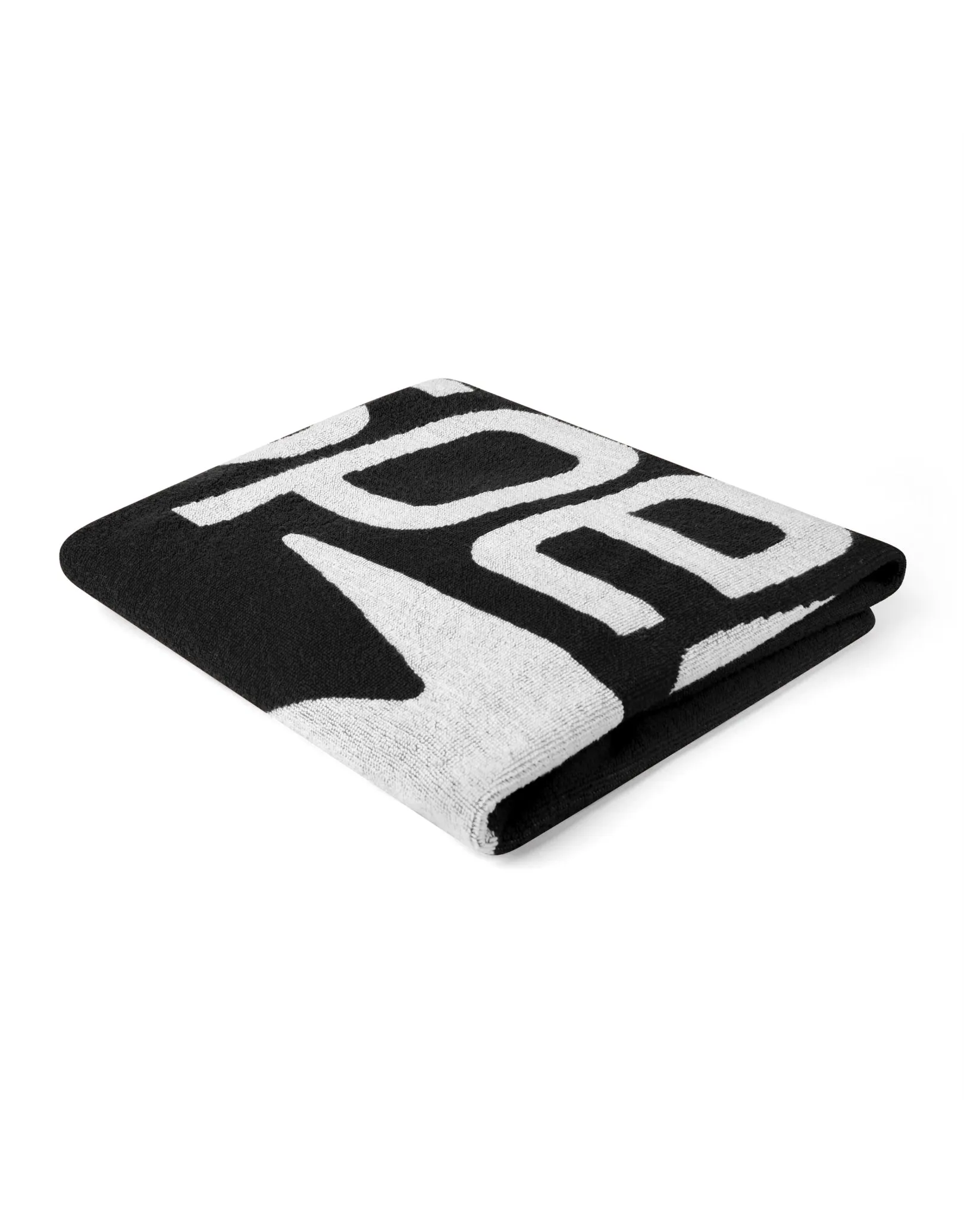 Logo Towel - Black/White