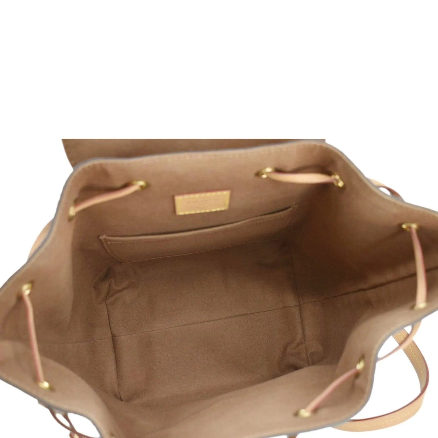 LOUIS VUITTON Montsouris PM Monogram Canvas Backpack Brown
