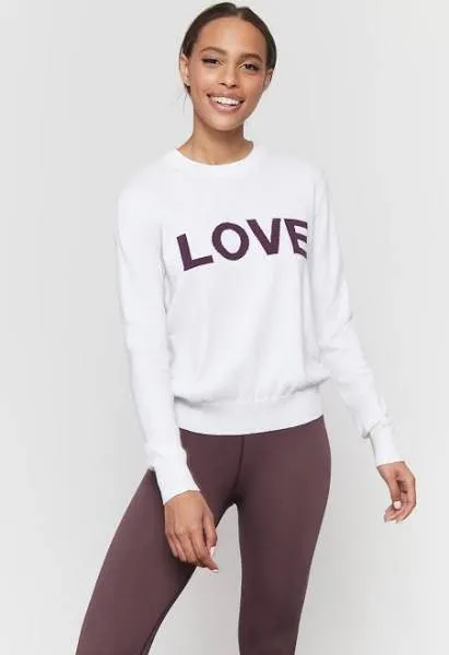 Love Brooklyn Sweater by Spiritual Gangster | White