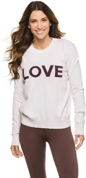 Love Brooklyn Sweater by Spiritual Gangster | White
