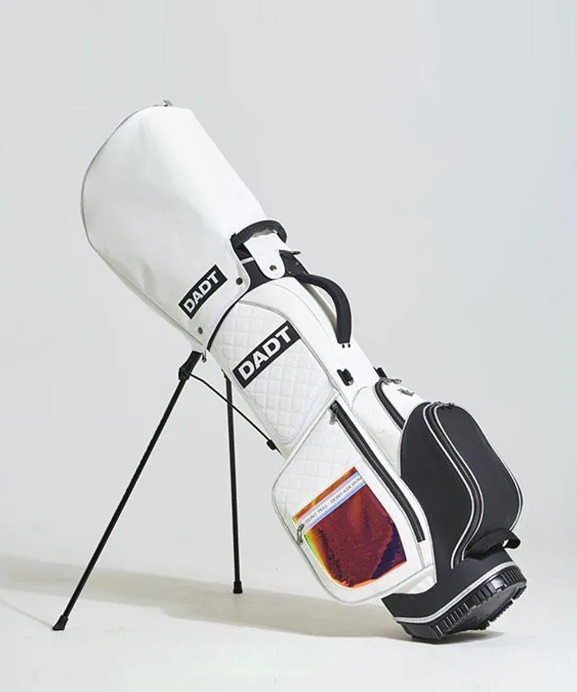 LUZ Collection Stand Bag(B) WHITE/BLACK