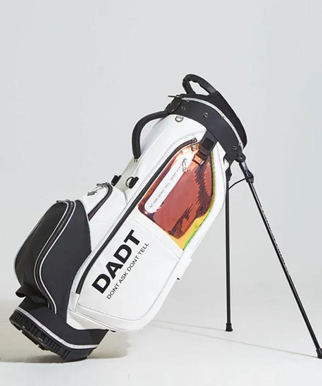 LUZ Collection Stand Bag(B) WHITE/BLACK