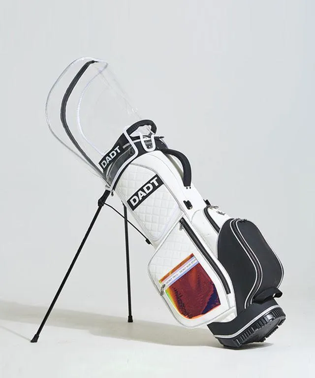 LUZ Collection Stand Bag(B) WHITE/BLACK