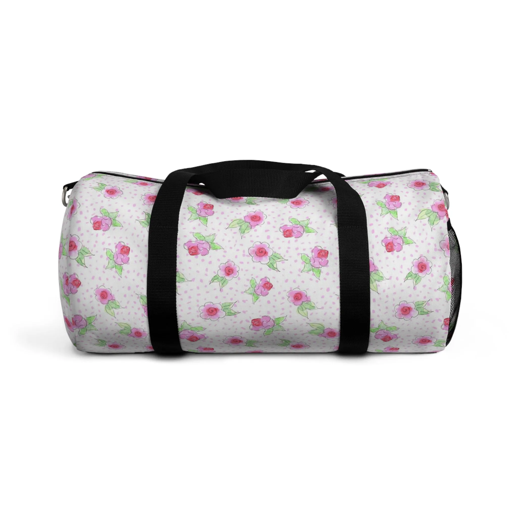 Maria’s Pink Roses Duffel Bag