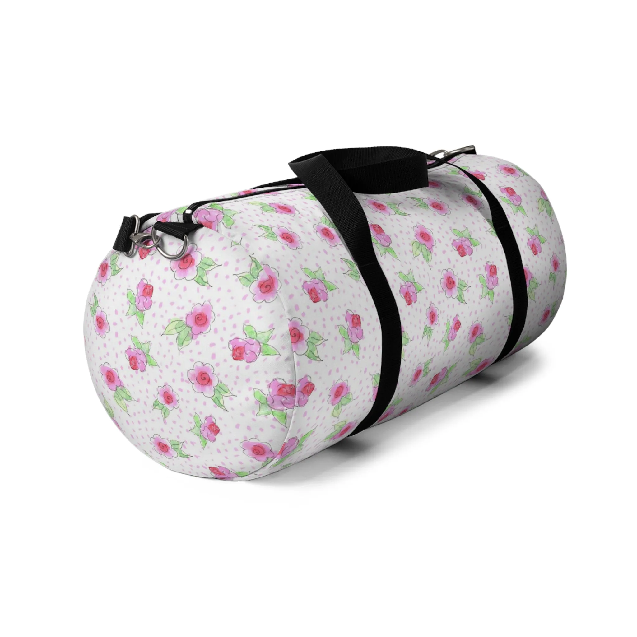 Maria’s Pink Roses Duffel Bag