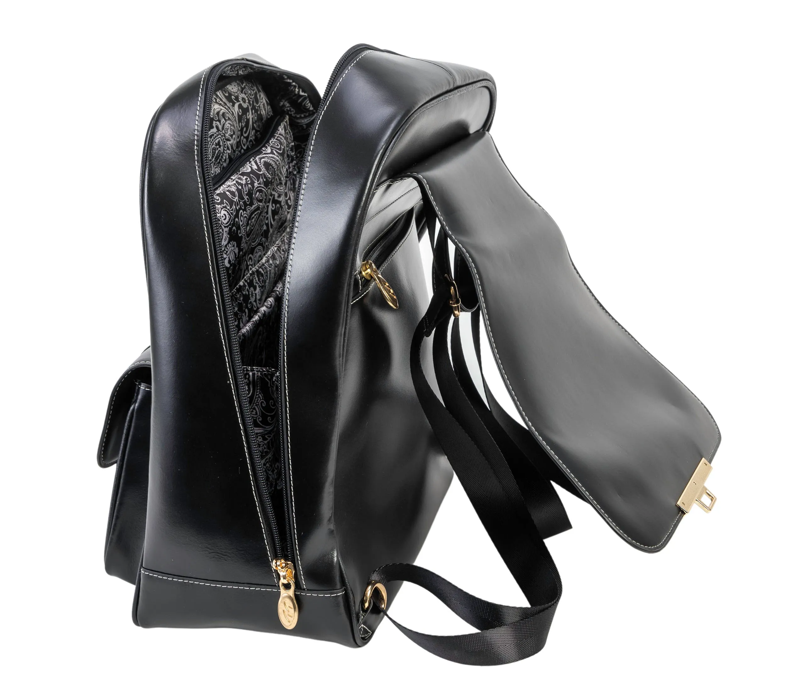 MARYVILLE | 11" Leather Business Laptop Tablet Backpack