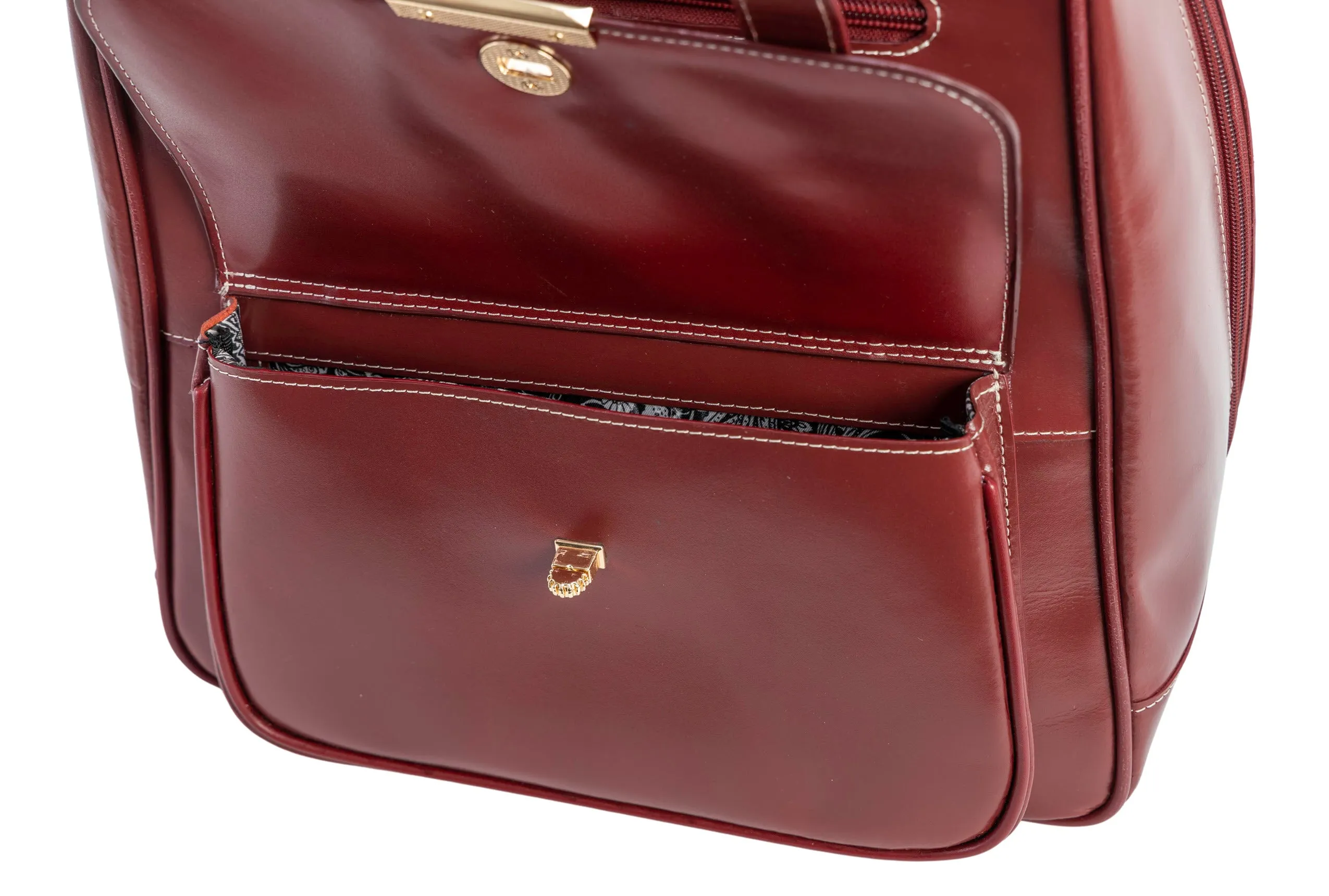 MARYVILLE | 11" Leather Business Laptop Tablet Backpack
