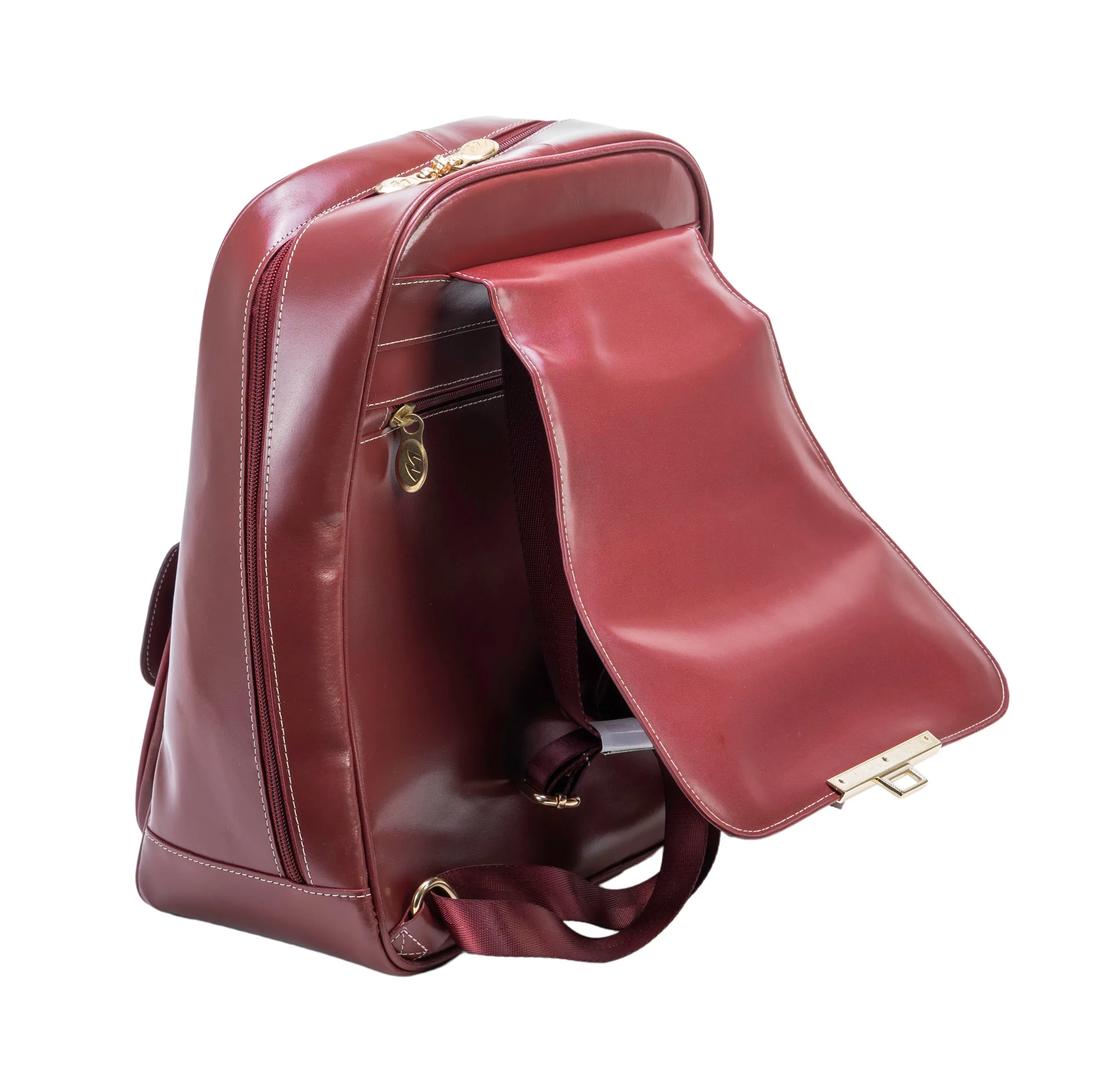 MARYVILLE | 11" Leather Business Laptop Tablet Backpack