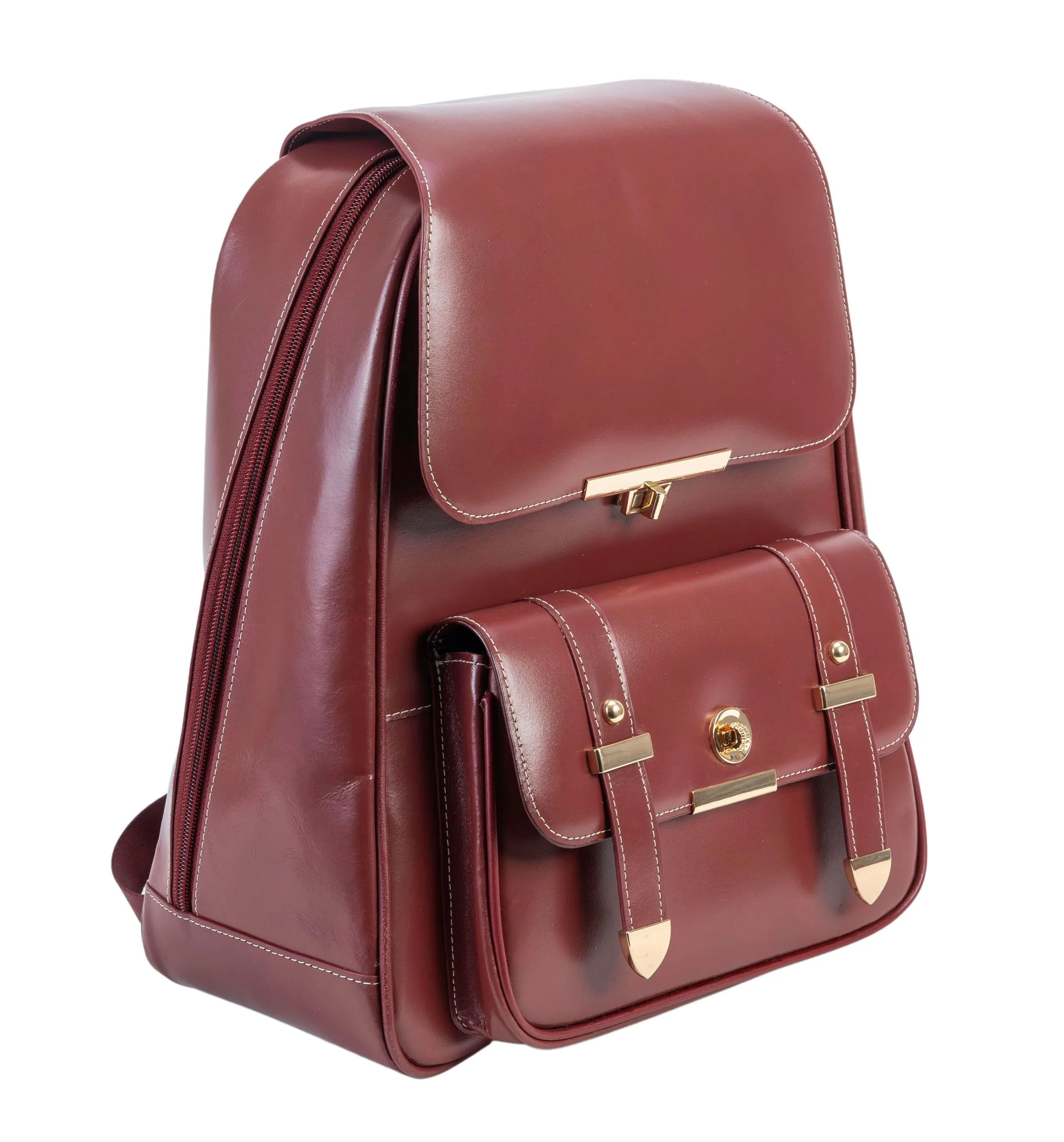 MARYVILLE | 11" Leather Business Laptop Tablet Backpack