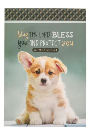 May the Lord Bless You Puppy Notepad