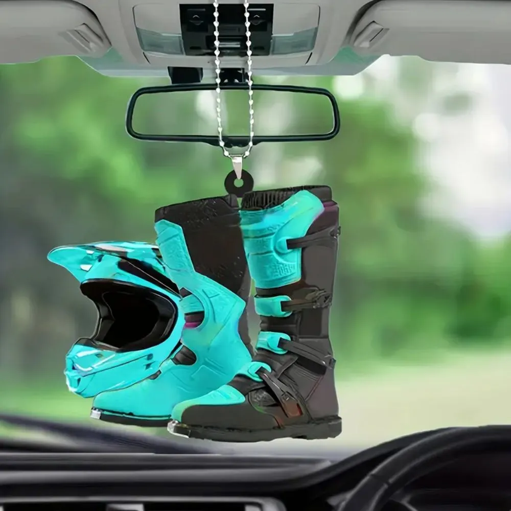 MCA MX Helmet And Boots Acrylic Chain