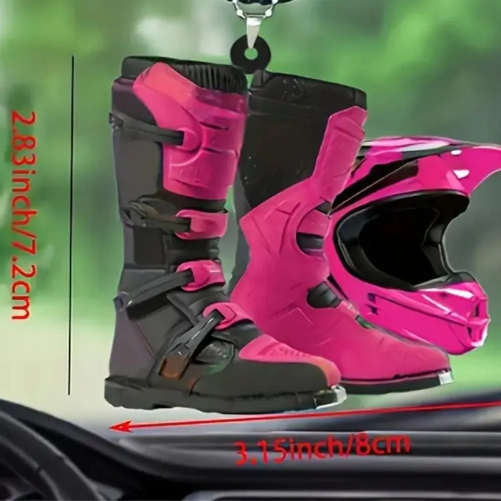 MCA MX Helmet And Boots Acrylic Chain