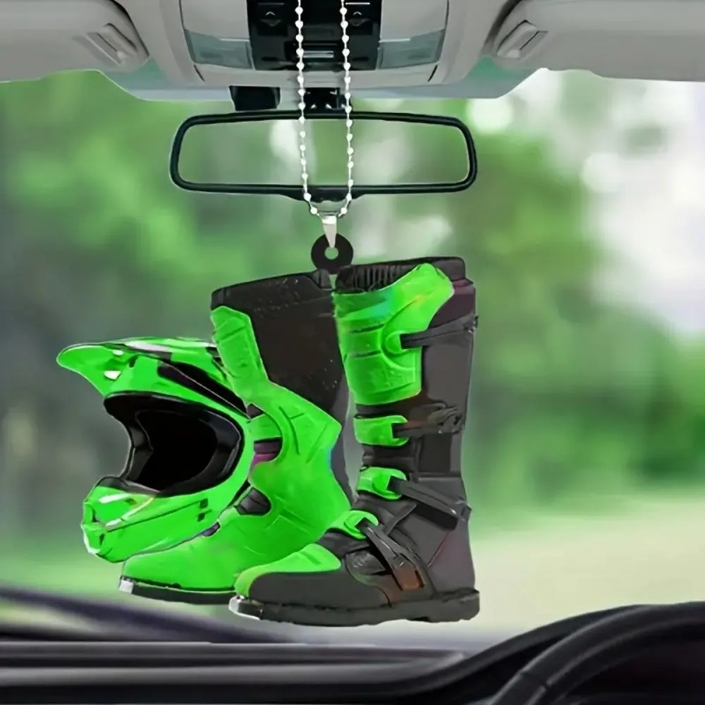 MCA MX Helmet And Boots Acrylic Chain