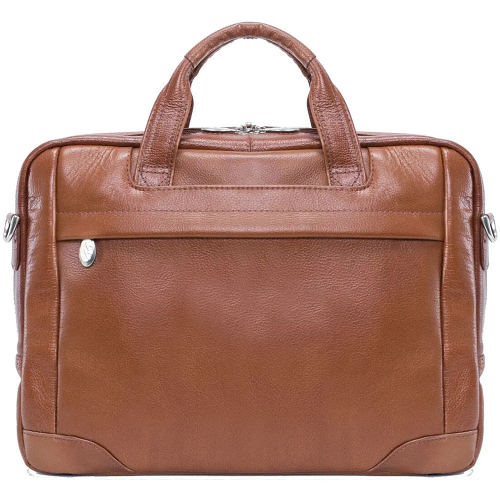 McKlein Bronzeville 15.4" Leather Medium Laptop Briefcase