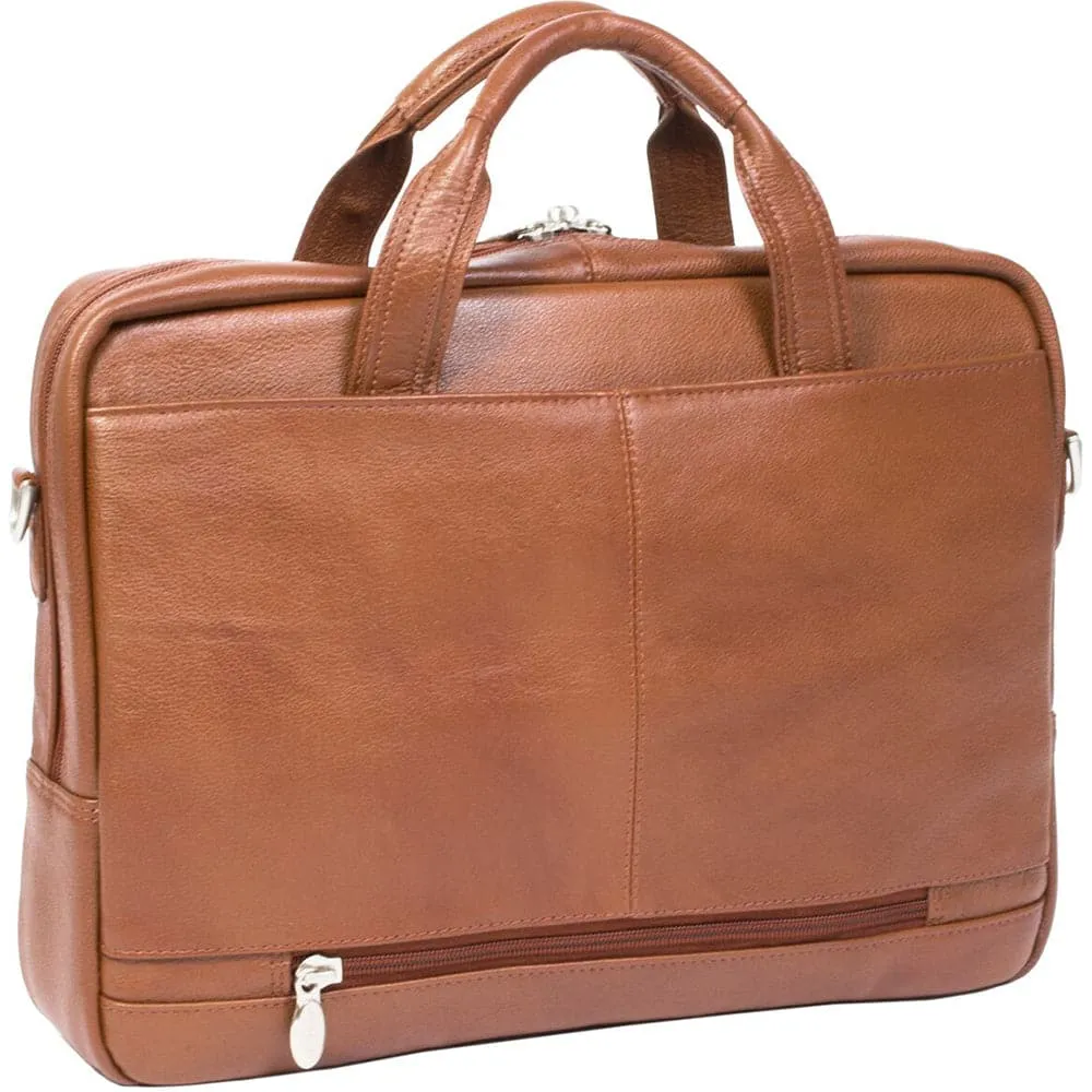 McKlein Bronzeville 15.4" Leather Medium Laptop Briefcase