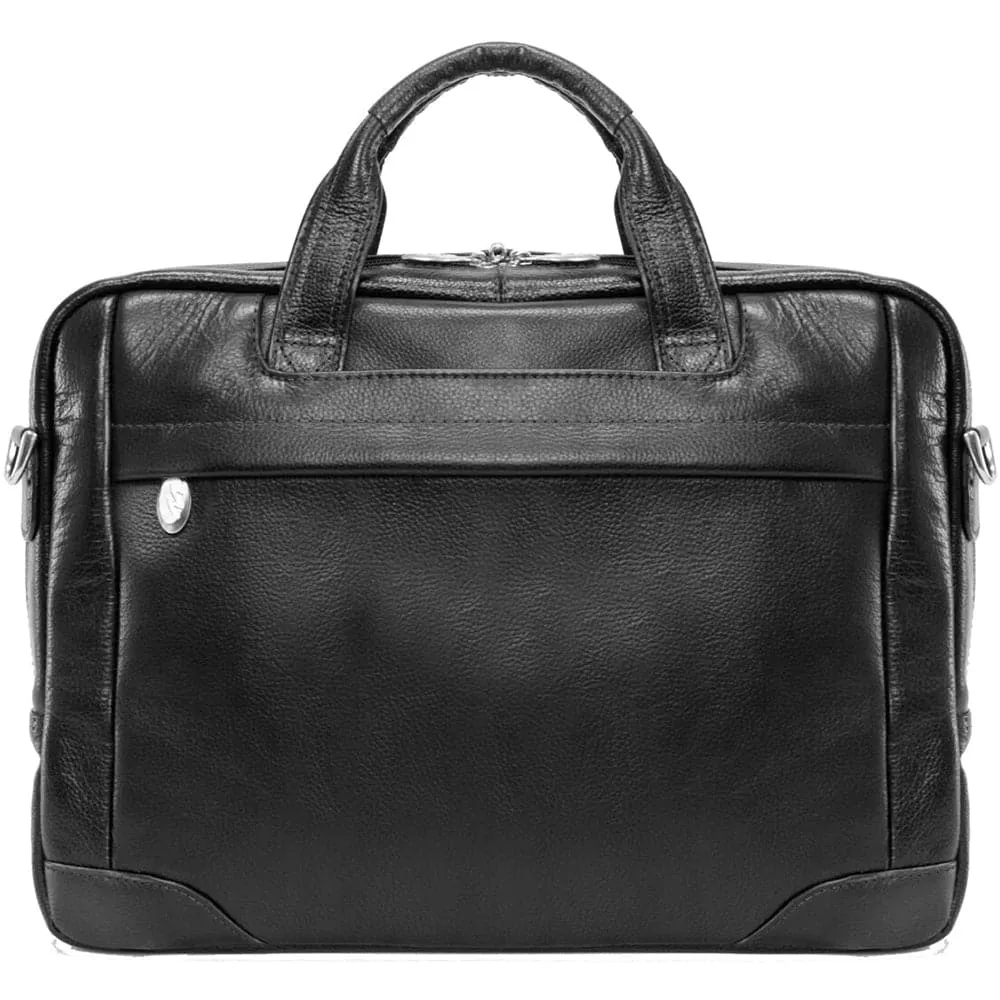 McKlein Bronzeville 15.4" Leather Medium Laptop Briefcase