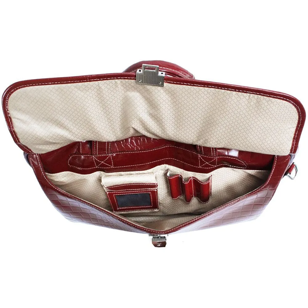 Mcklein USA Servano 13" Leather Tablet Briefcase