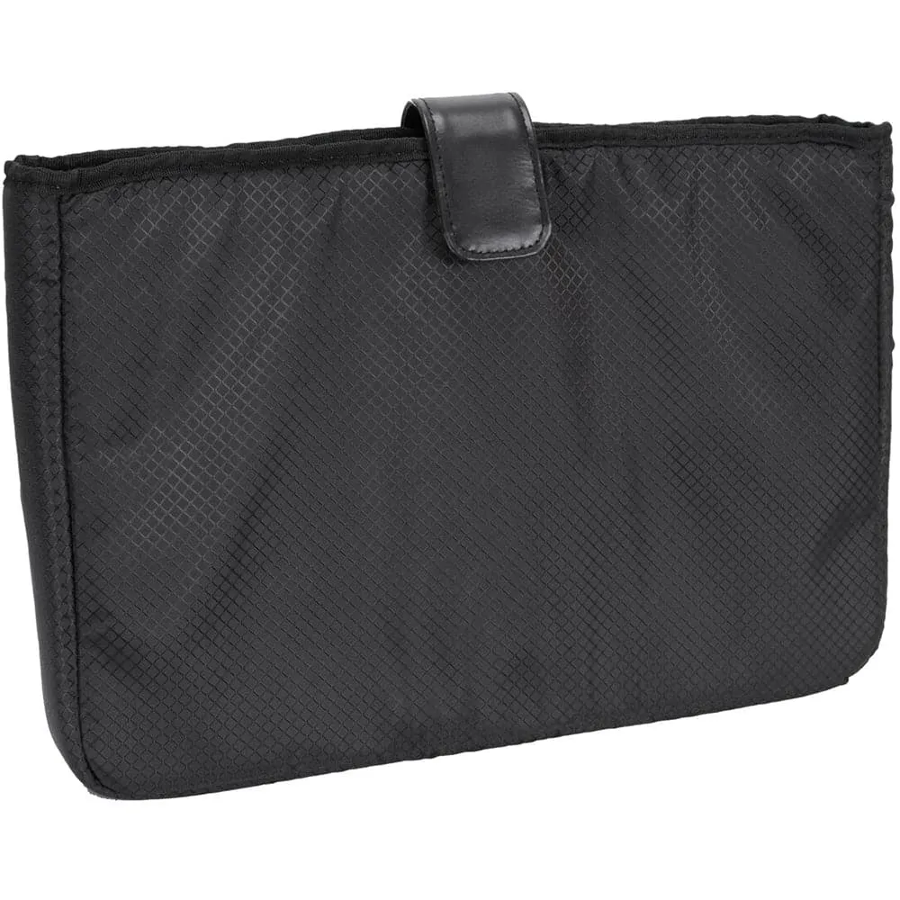 McKlein USA Walton 17" Leather Expandable Double Compartment Laptop Briefcase with Removable Sleeve