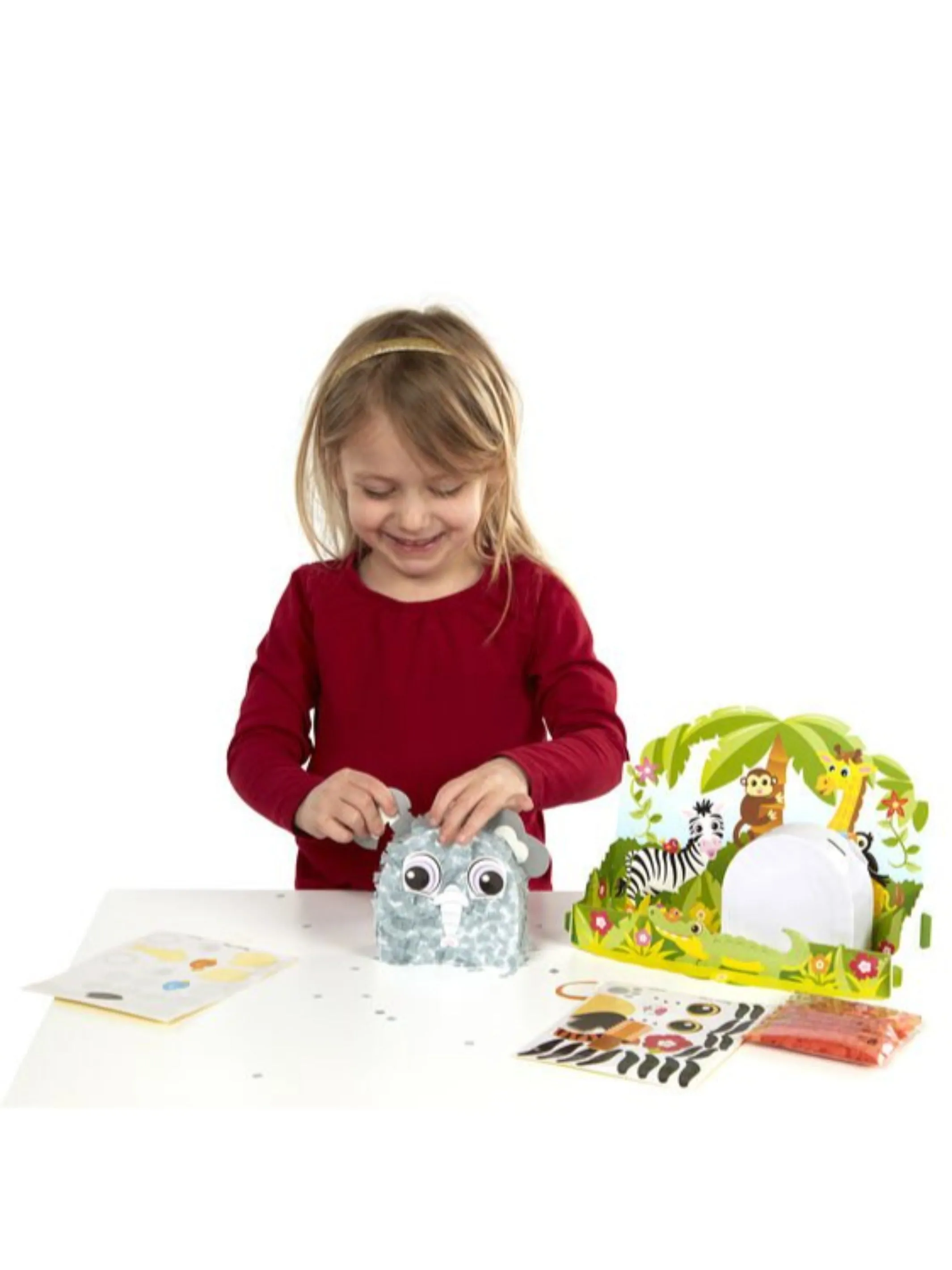 Melisssa & Doug Shake It! Beginner Craft Kit - Safari Animals