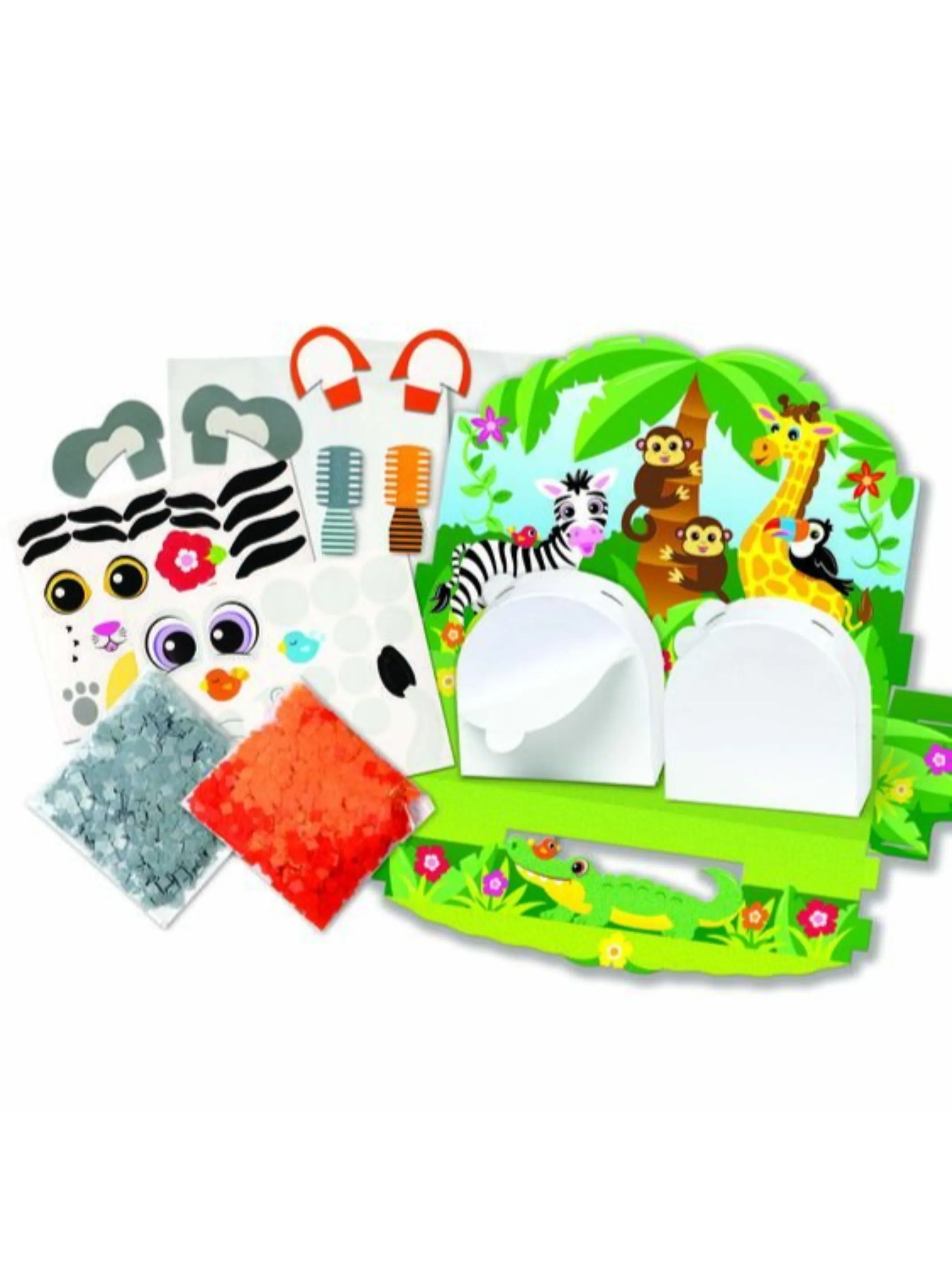 Melisssa & Doug Shake It! Beginner Craft Kit - Safari Animals