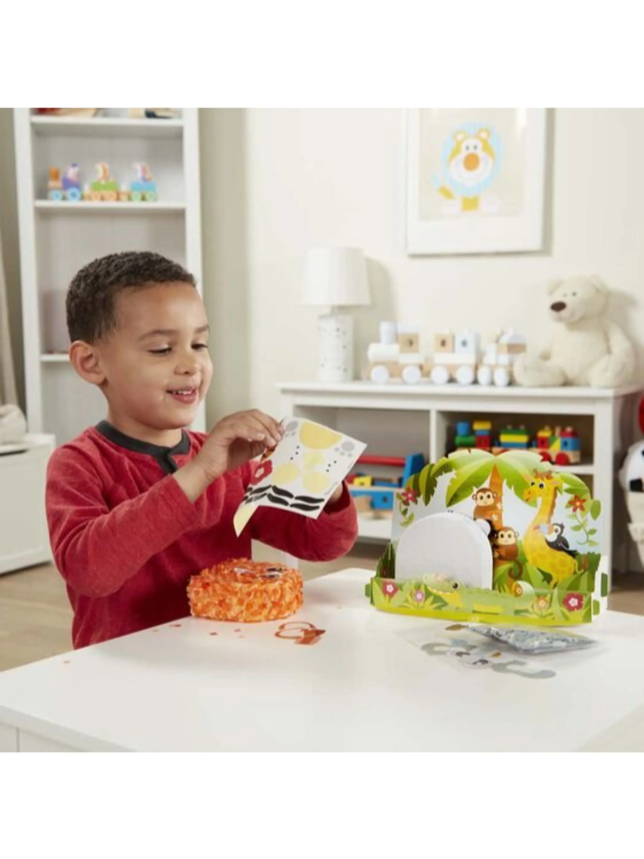 Melisssa & Doug Shake It! Beginner Craft Kit - Safari Animals