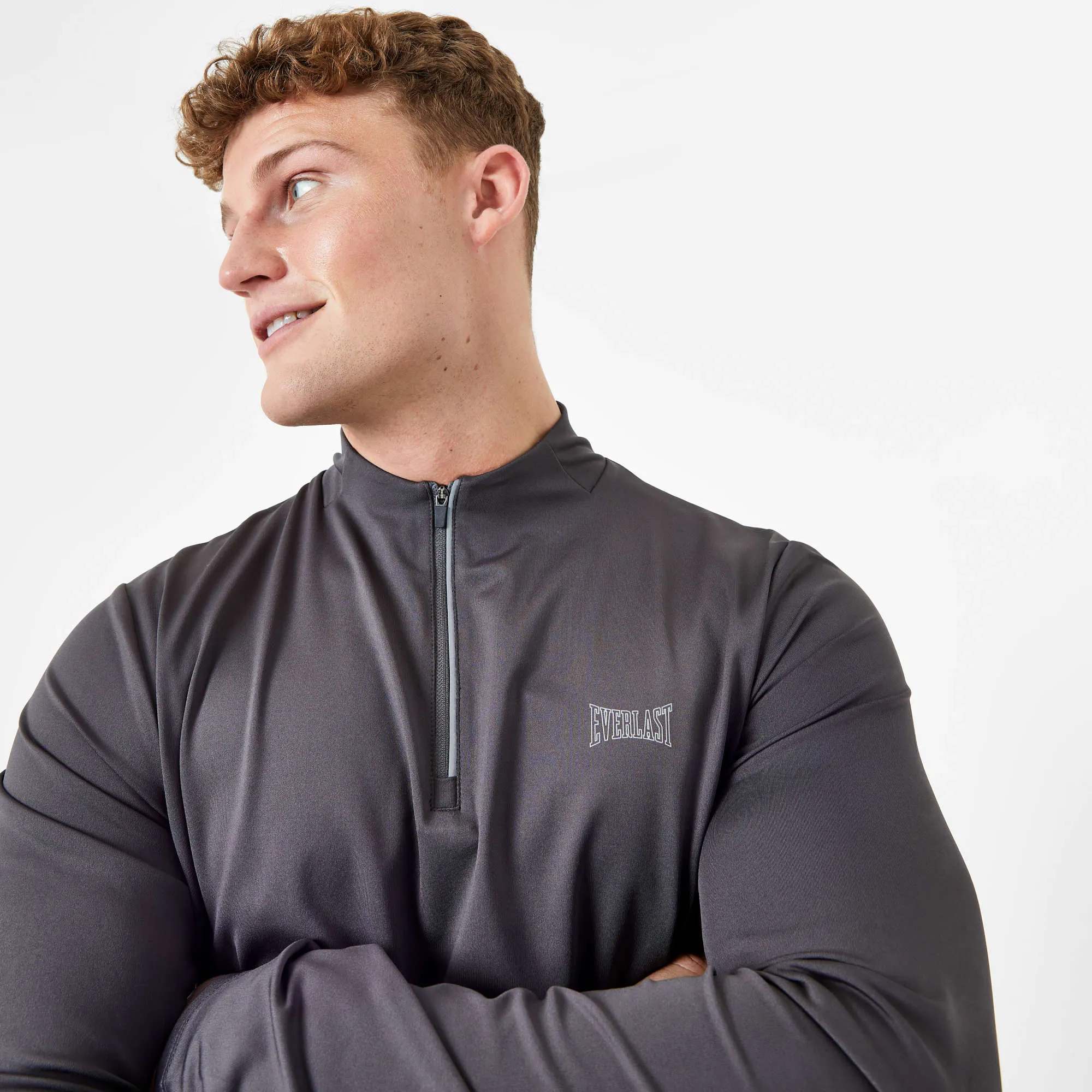 Men's Half Zip Long Sleeve Shirt