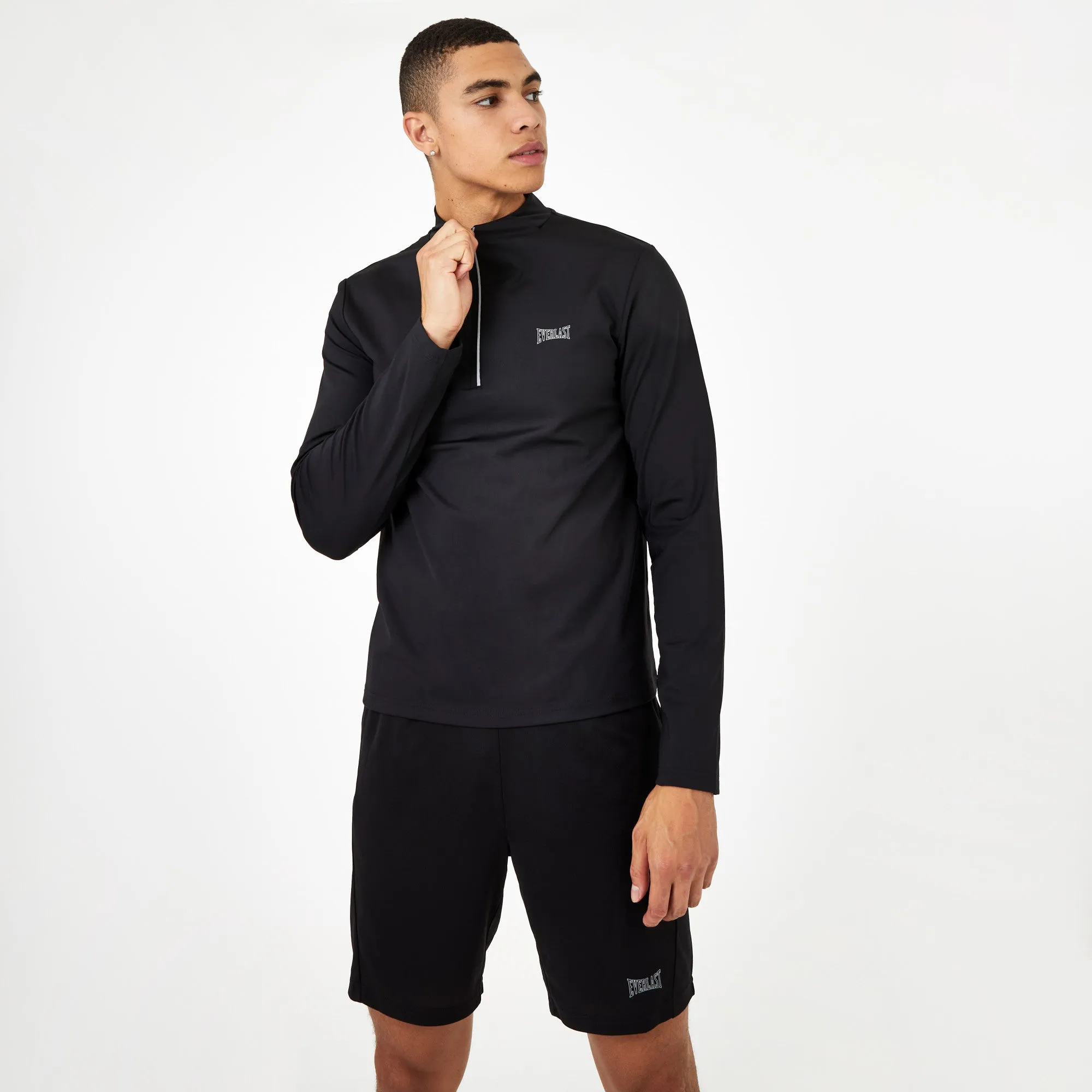 Men's Half Zip Long Sleeve Shirt