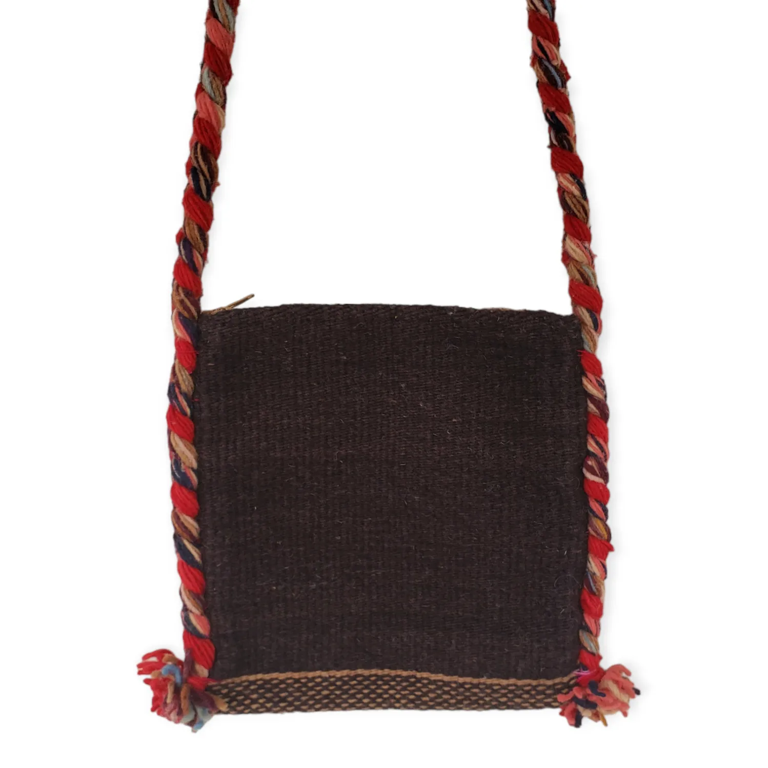 Mexican Shoulder Bag Zapotec Woven Wool