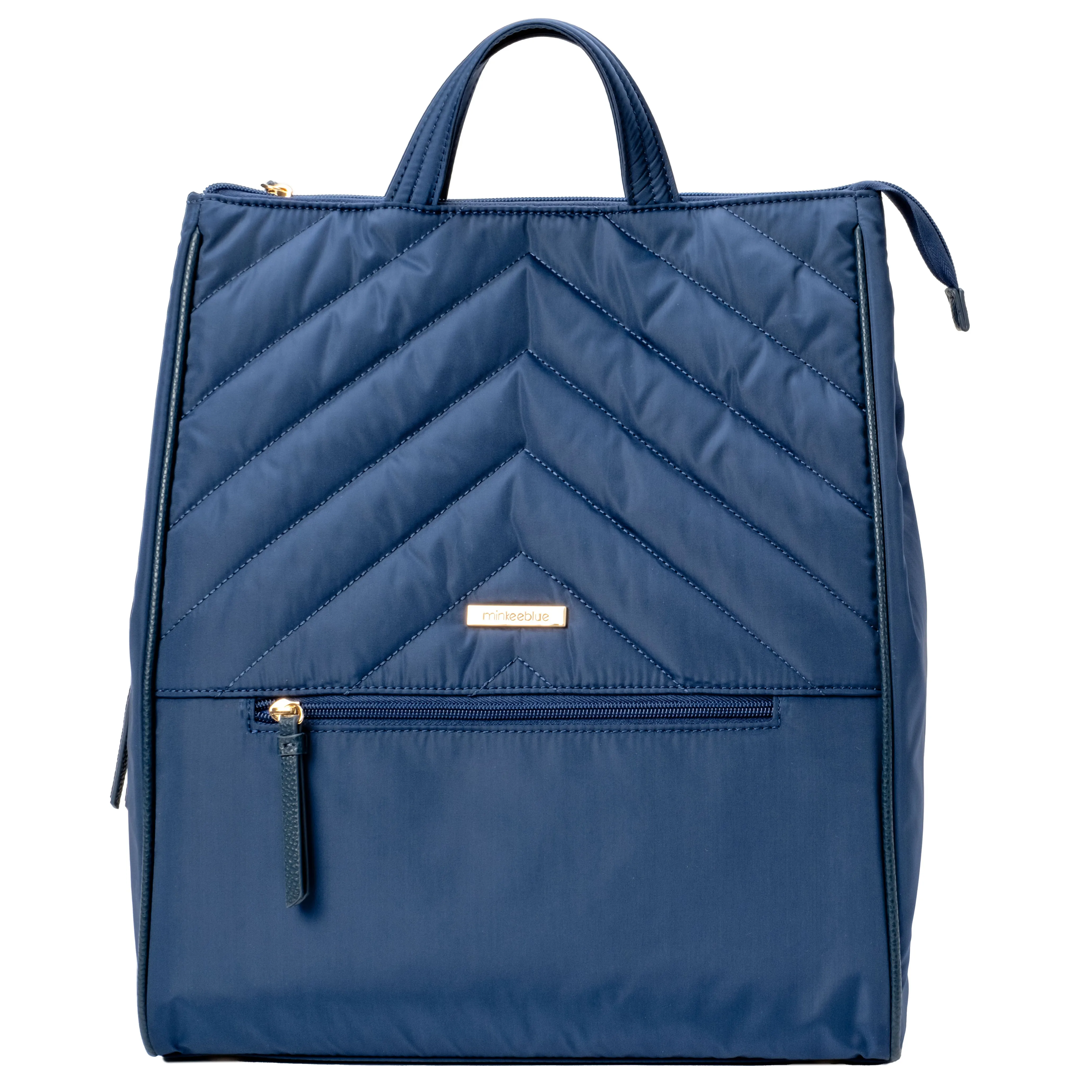 MinkeeBlue Puffer Amber Backpack with Lunch and Shoe Bag