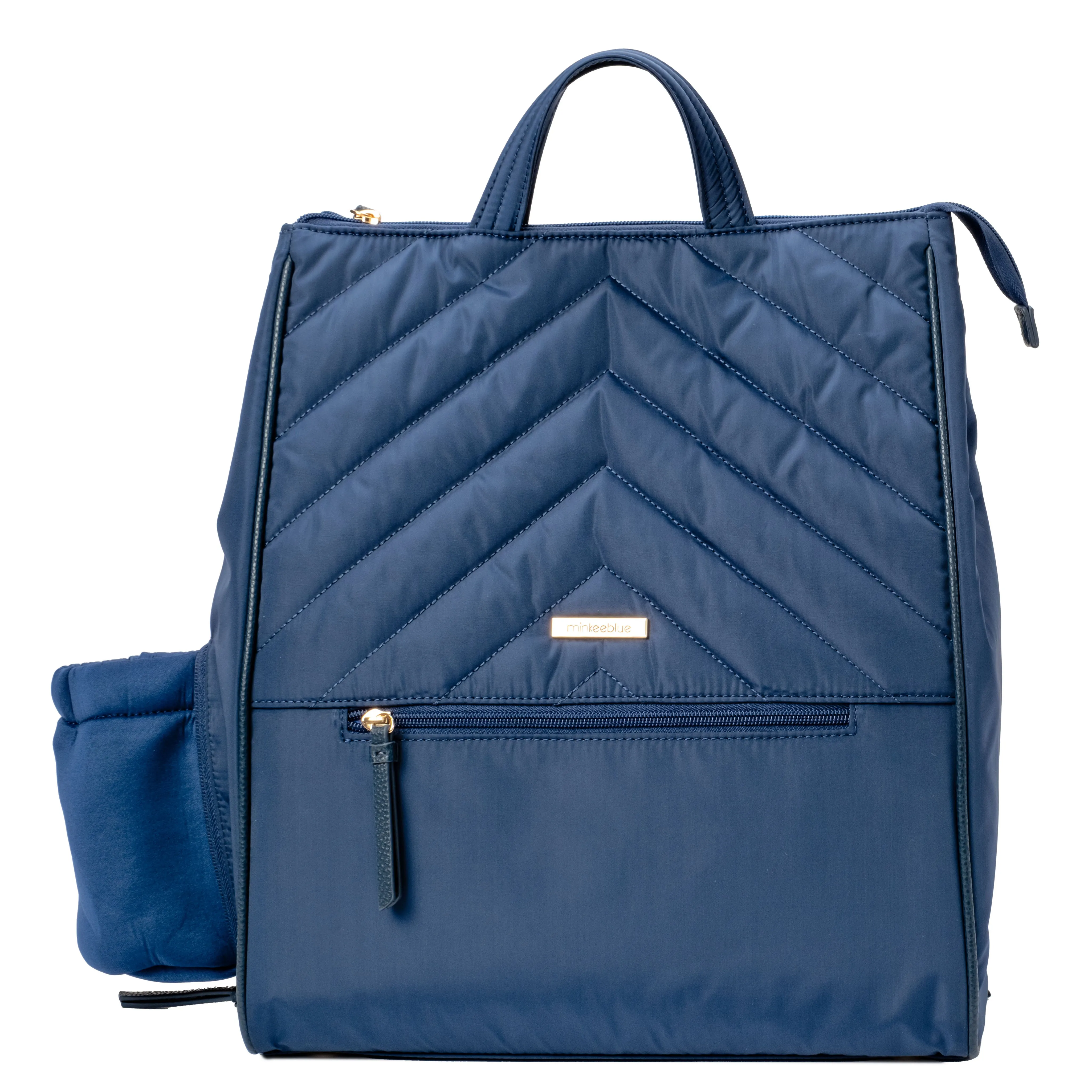 MinkeeBlue Puffer Amber Backpack with Lunch and Shoe Bag