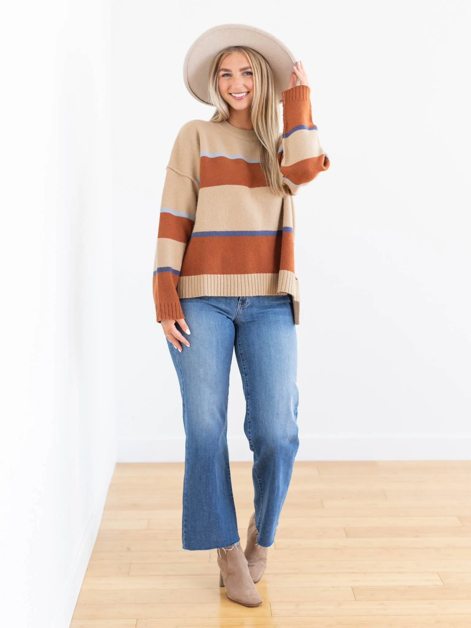 Multi Striped Sweater