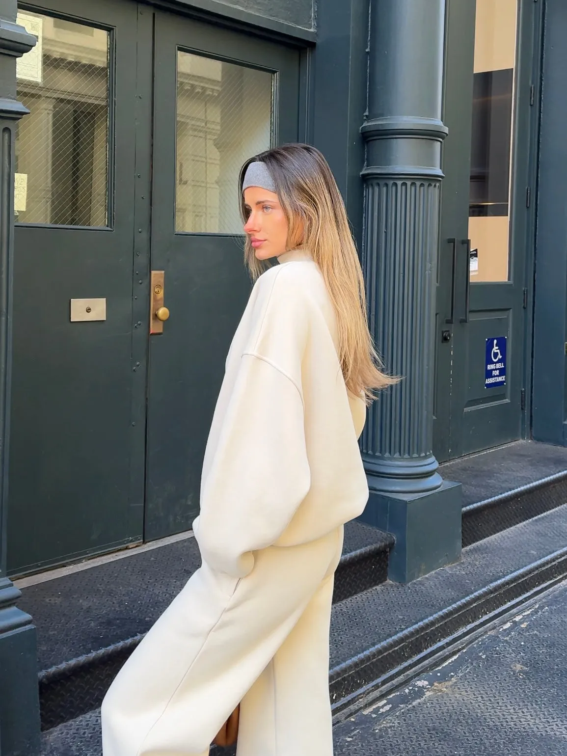 Oversized Turtleneck Sweatshirt