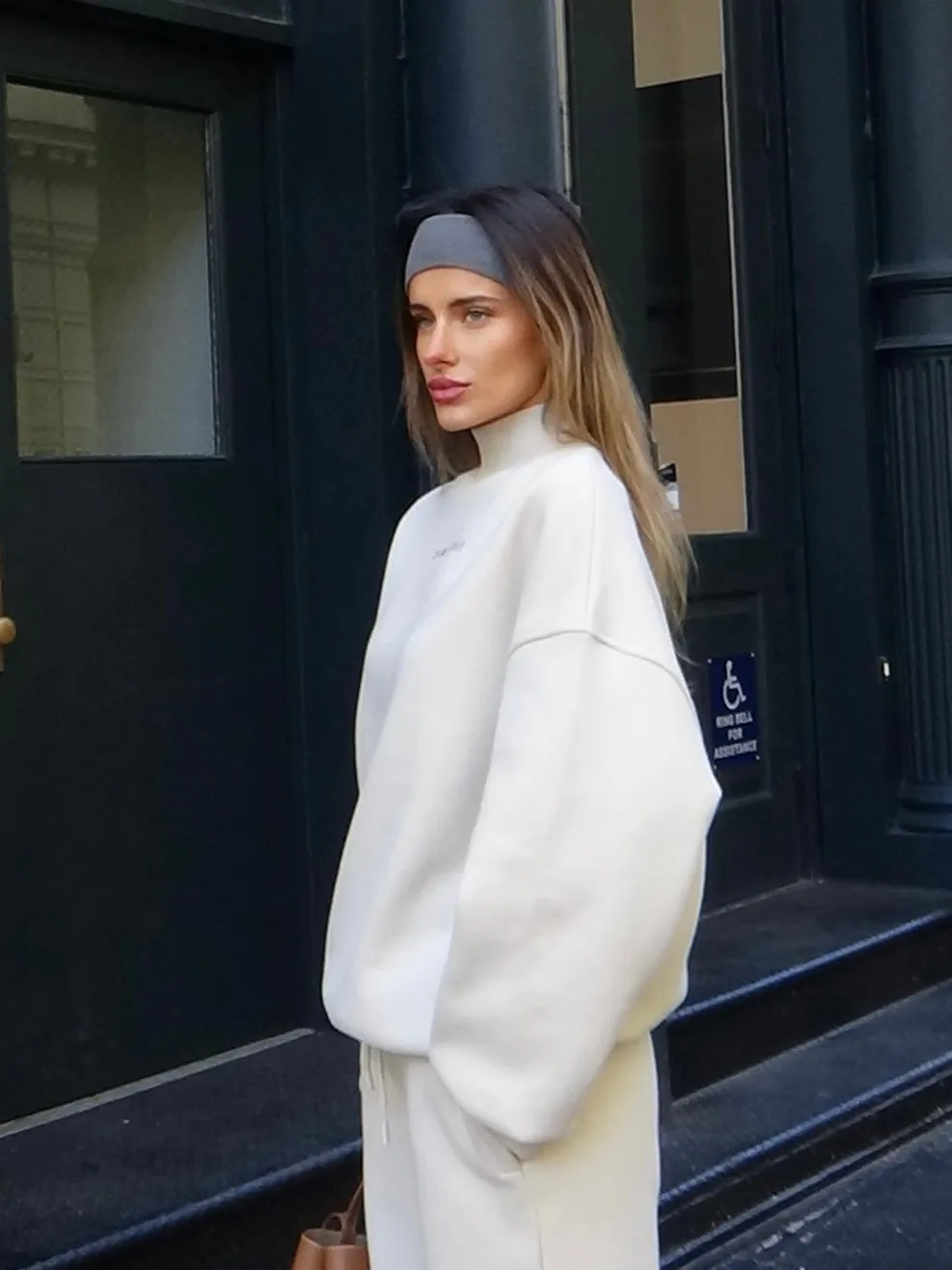 Oversized Turtleneck Sweatshirt