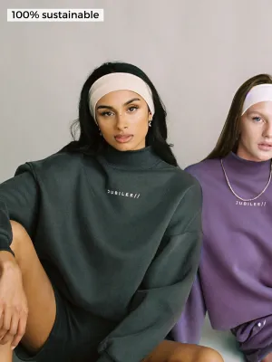 Oversized Turtleneck Sweatshirt
