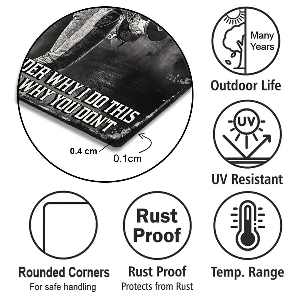 Personalized Fitness Club Metal Sign