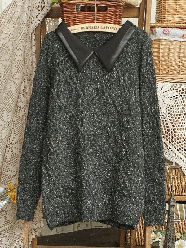 Peter Pan collar sweater