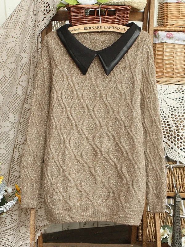 Peter Pan collar sweater