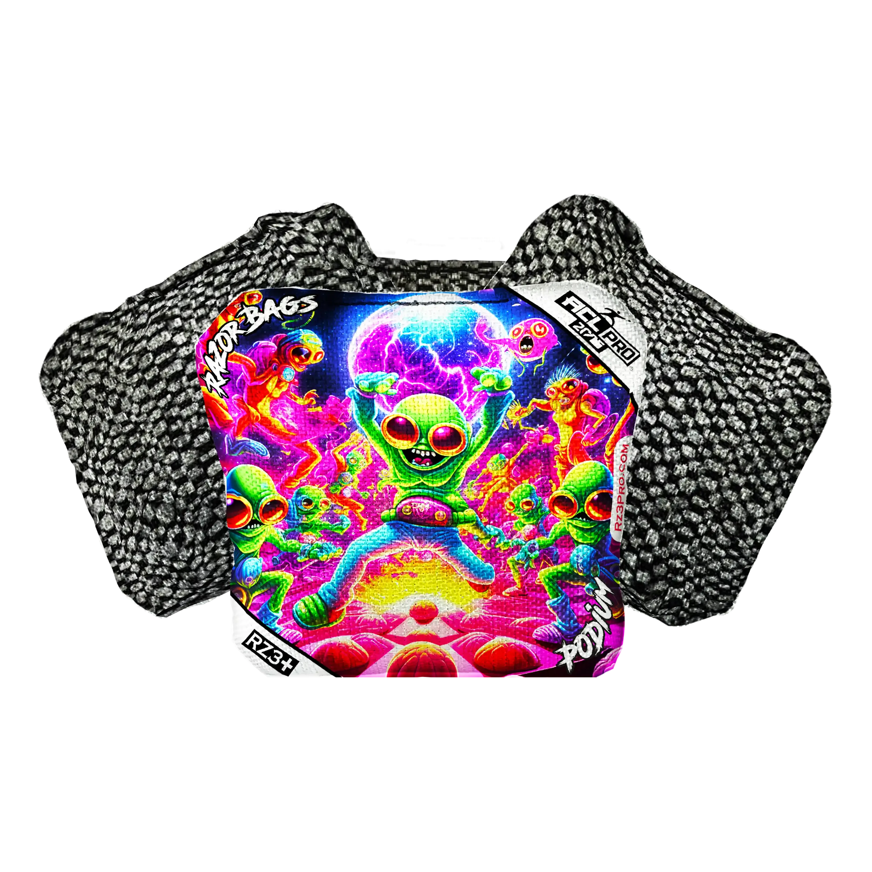 Podium | Alien Dance Party | ACL PRO Razor Cornhole Bags