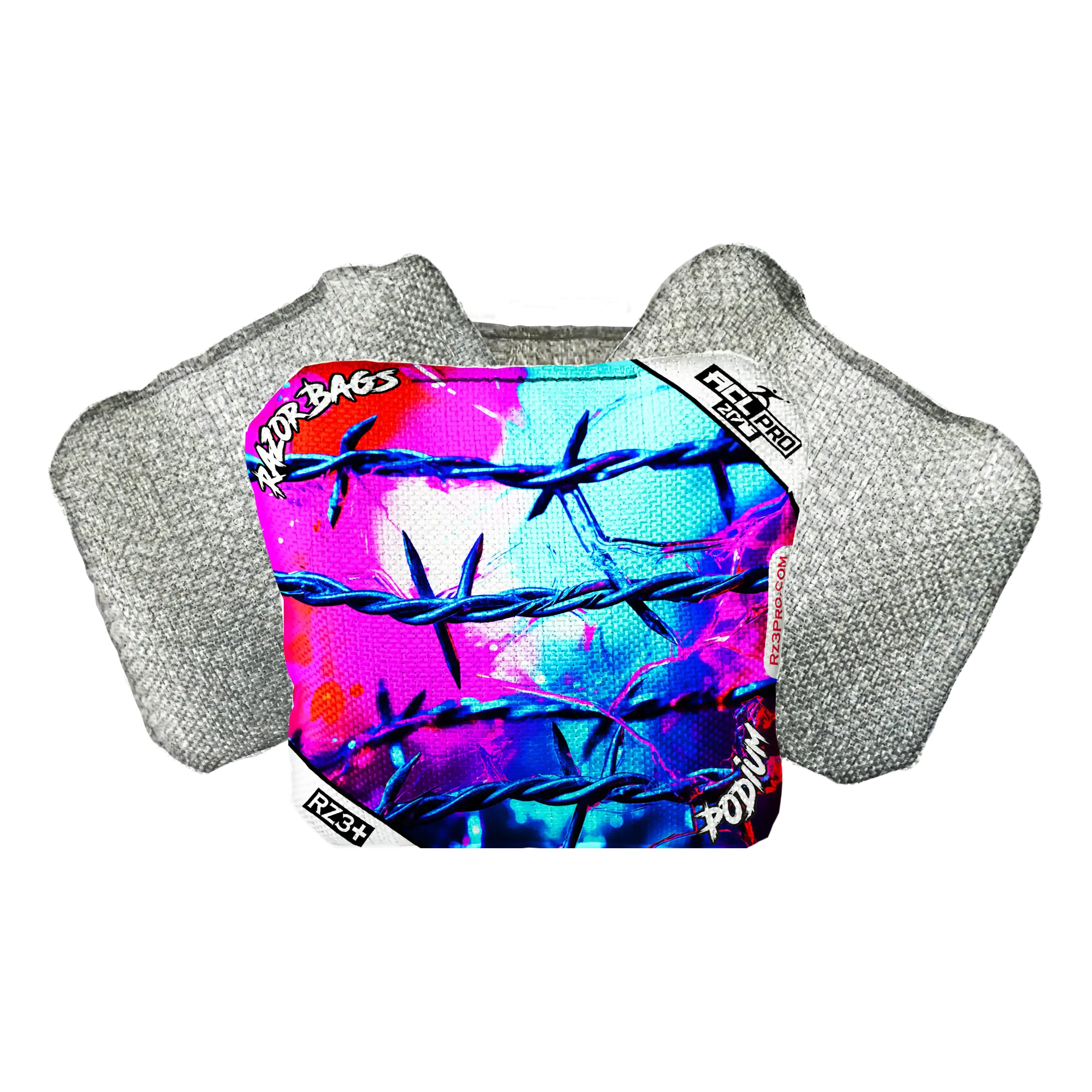 Podium | Barbed Wire | ACL PRO Razor Cornhole Bags
