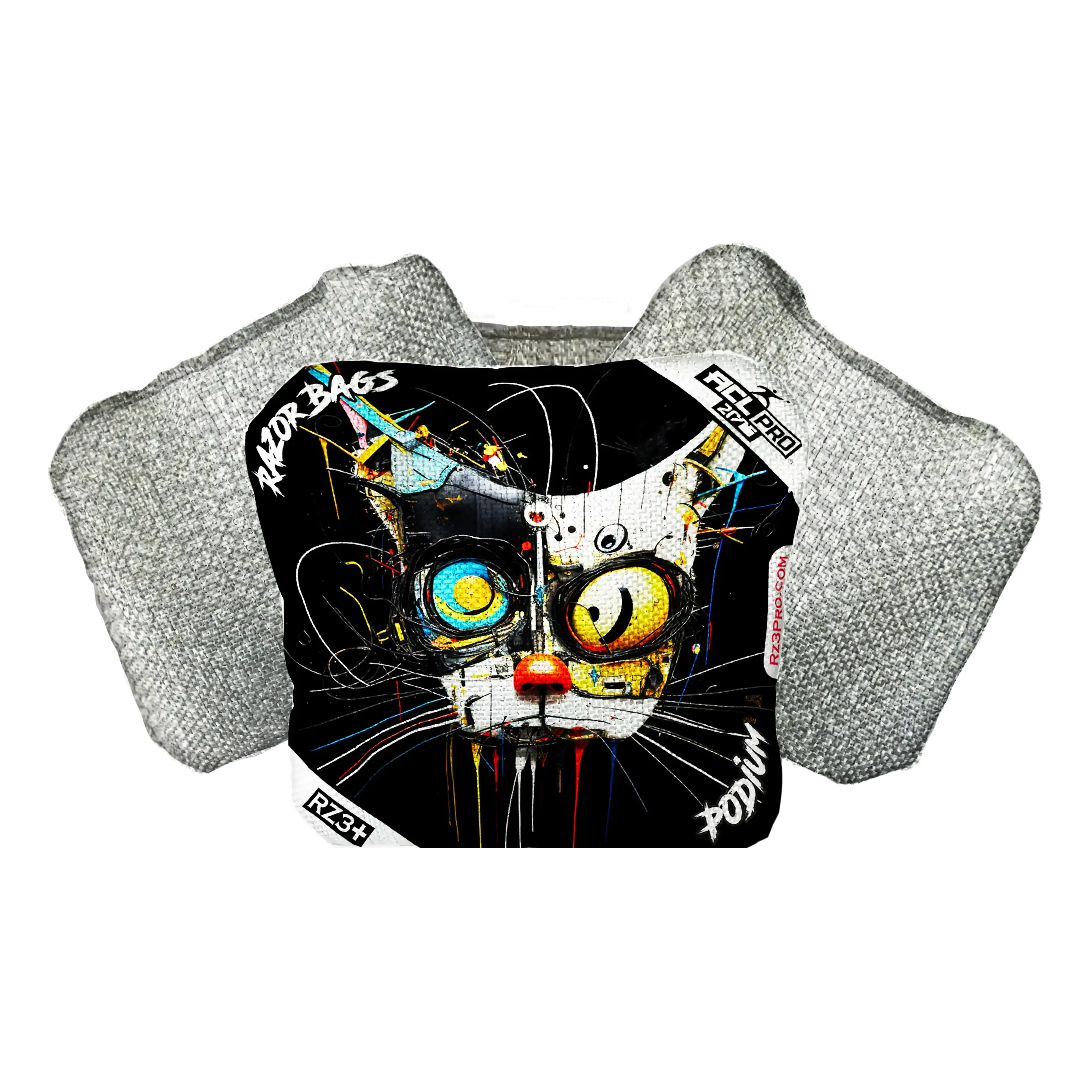 Podium | Cat Abstract | ACL PRO Razor Cornhole Bags